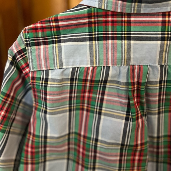 Crown & Ivy Kids Multicolor Plaid Button Down Shirt - Picture 6 of 6